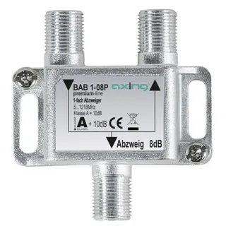 Axing BAB 1-08P Abzweiger 1-fach 5 - 1218 MHz