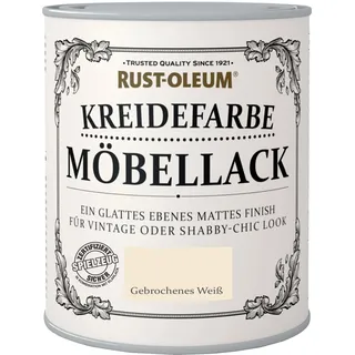 RUST-OLEUM Kreidefarbe Möbellack Gebrochenes Weiß Matt 0,75 l
