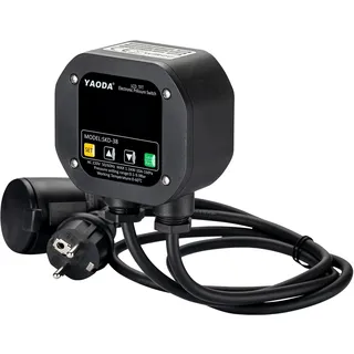 Wiltec Elektronischer Druckschalter für Hauswasserwerk, Gartenpumpe, Max. Förderdruck 9,9 bar