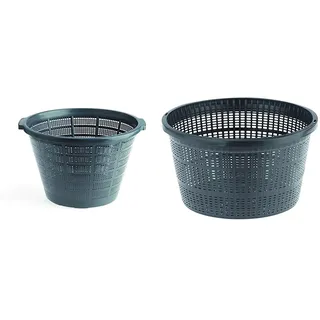 Oase 54318 Pflanzkorb Seerosen rund 40 | Dekoration | Teichbiologie | Teichbepflanzung | Gartenbepflanzung & 52632 Pflanzkorb rund 22 | Dekoration | Teichbiologie | Teichbepflanzung