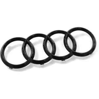 Audi 4M8071801 Zeichen Kühlergrill Ringe Black Edition Emblem Logo schwarz