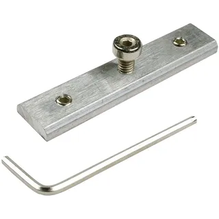 Lichtblick Vorhangstange Verbinder 1-läufig Ø 16 mm 8 cm Silber