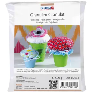 GLOREX 0 2503 Granulex Fein 500 g, weiß, 14 x 14 x 5.5 cm