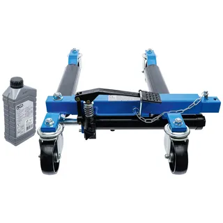 Bundle aus BGS 71036 | Hydrauliköl | mineralisch | HLP 46 | 1 l + BGS 1975 | Rangier-Hubwagen | 600 kg | hydraulische Rangierhilfe | Rangierroller | Rangierheber | Rangierwagenheber