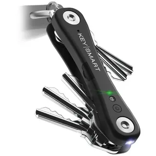 KeySmart iPro Works With Apple Find My Black