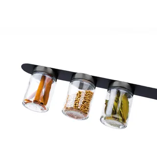 silwy Feinkost-Magnetgläser inkl. Leiste, 192ml,