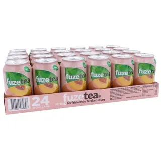 Fuze Tea Black Tea Peach 24x0,33L - 24 x 0,33 L
