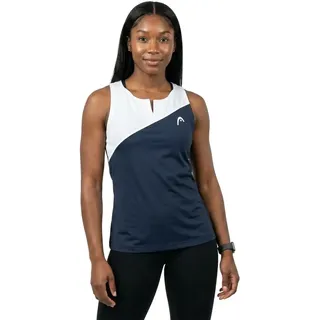 Head Racket Spirit ärmelloses T-shirt - Navy / White - XS