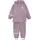 Basic Rainwear Set-solid PU Mauve Shadow 80