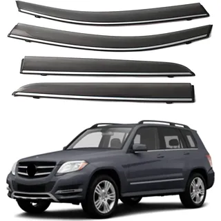 Yrrltsy Windabweiser Regenabweiser für Mercedes GLK 2008-2015 – wasserdicht & einfach zu montieren & geräuscharm im Wind