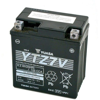 BATTERIA YUASA YTZ7V 12V 12 VOLT 6,3AH FIT FÜR DRY