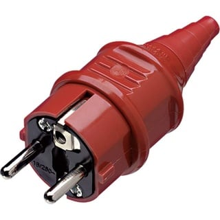 Mennekes 10839 Schutzkontaktstecker Kunststoff 230V Rot IP44