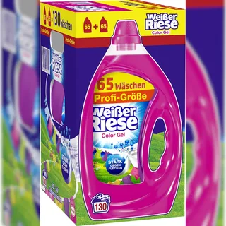 Weißer Riese Professional  Color Waschmittel, flüssig, 2 x 3.25 L, 130 WL