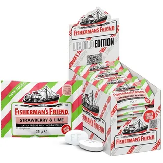 Fisherman's Friend Erdbeer-Limette Bonbons 24 x 25 g