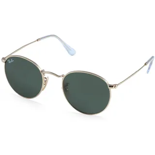 Ray Ban Round Metal RB3447 001 50-21 polished gold/green classic