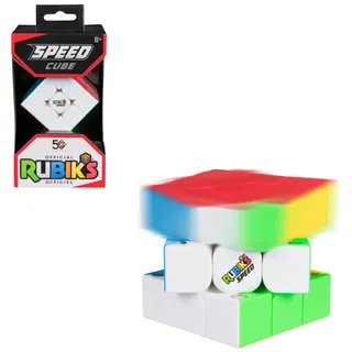 Spin Master Rubik's - Speed Cube 3x3, original Ultra-leichtgängiger Zauberwürfel mit Magneten, hochwertige Verarbeitung für Einsteiger und Speedcubing-Profis, ab 8 Jahren