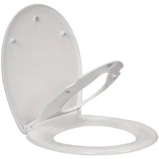 TRIZERATOP WC-Sitz WC-Sitz Absenkautomatik 2in1, abnehmbarem Zusatzpolster für Kinder (WC-Sitz Absenkautomatik 2in1, abnehmbarem Zusatzpolster für Kinder) bunt|weiß