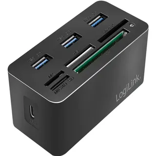 Logilink CR0046 - USB 3.2 Gen 1 Cardreader f?r MS/SD/M2/microSD/CF Karten und 3X USB