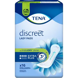 TENA Lady Discreet Extra Plus Inkontinenz Einlagen 6x16 st