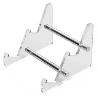 Acryl-Tastaturstaender, abnehmbarer 2-stufiger Tastaturstaender, mechanischer Computertastaturstaender, Ablage fuer den Schreibtisch, superdicker A... - Transparent