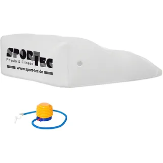 Sport-Tec Bein- und Venenlagerungskissen aufblasbar LxBxH 70x50x19/7cm, weiß, inkl. Pumpe