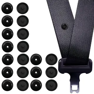 20 Paar Sicherheitsgurt Stopper Knöpfe, Universal Sicherheitsgurt Clip, Sicherheitsschnalle Auto, Rutschfeste Sicherheitsgurten Schnallen, Anschnallgurt Gurtstopper Clip für Auto LKW SUV