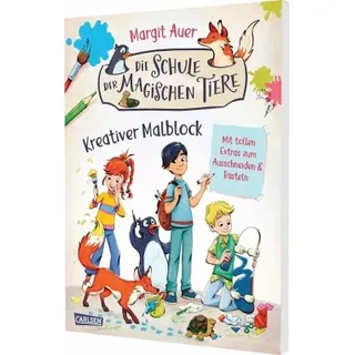 Die Schule der magischen Tiere Beschäftigung: Kreativer Malblock