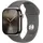 GPS + Cellular 42 mm Titangehäuse natur Sportarmband steingrau S/M