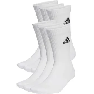 adidas Cushioned Sportswear Crew Socken 6er Pack White / Black 49-51