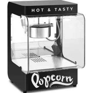 Royal Catering Popcornmaschine 1300 W 4-5 kg/h 1.5 l schwarz, Popcornmaker Profi-Popcornautomat 18 l/h 1.2 Fun Kitchen, Schwarz