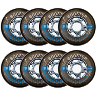 K2 Booster 80 MM 82A 8-Wheel Pack W ILQ 7 - Black – 30F3009