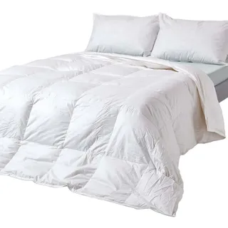 Homescapes Winterdecke, Weiß, Textil, Füllung: Daunen, Rechteckig, 135x200 cm, Oeko-Tex®, Schlaftextilien, Bettdecken, Daunendecken