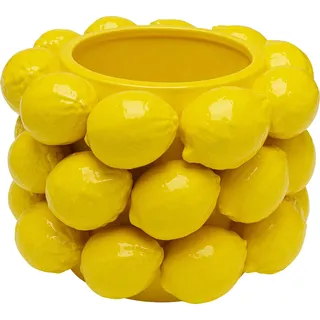 Kare Vase Lemon Juice Gelb 19 cm