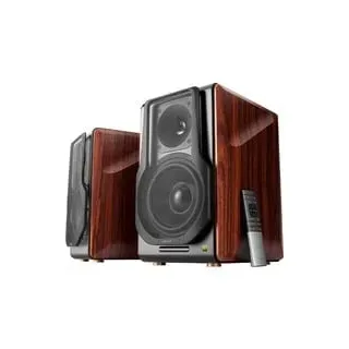 Bluetooth-Regallautsprecher S3000PRO - holz/schwarz, XLR, USB, optisch, koaxial