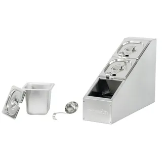 Halterung für 3 x GN1/6 - Behälter CSBG316 Casselin