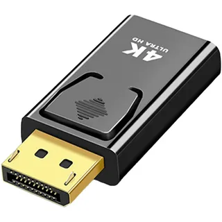 Deno DP-auf-HD-Adapter, DisplayPort-Stecker Auf HDMI-Buchse, 4K60-Hz-DisplayPort-auf-HD-Stecker, USB-auf-HD-Adapter Für 4K-TV, HDTV-Monitore, Laptop-Projektoren Und Andere