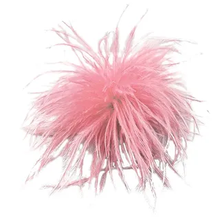 Uposao Feder Brosche für Frauen und Mädchen, Flauschige Ansteckbrosche Trachten-Brosche Haar Accessoire Fascinator Kopfbedeckung für Party Dekoration Hochzeit Weihnachten