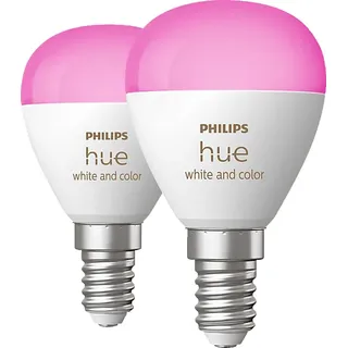 Philips LED-Lampe E14 5,1W 470 lm dimmbar 2 St.