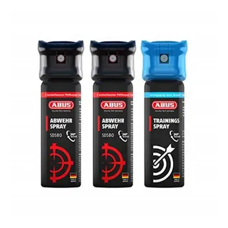 ABUS Tierabwehrspray Abwehrspray SDS80 - 360°- Sprüh-Technologie - 5M Reichweite schwarz