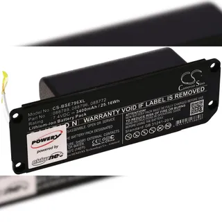Powery XXL-Akku für Lautsprecher Bose SoundLink Mini 2 Typ 088796 Stecker-Typ beachten