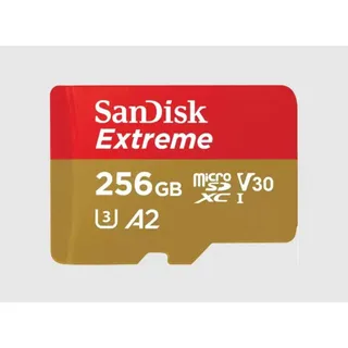 SanDisk Extreme microSDXC UHS-I A2 U3 V30 + SD-Adapter 256 GB