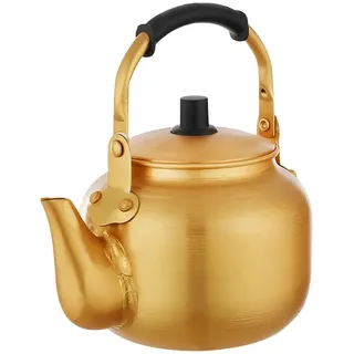 Aluminium-Kessel – Teekanne, kleine Teekanne, Teekessel aus Aluminium, offenes Lagerfeuer, Kaffee-/Teekanne, langlebiger Wasserkocher für Outdoor, Camping, Wandern, Picknick und Reisen