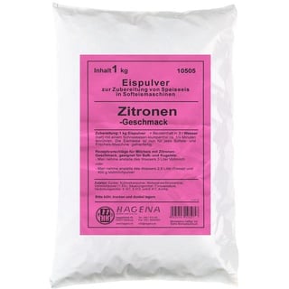 Softeispulver Zitronen-Geschmack, 1 kg