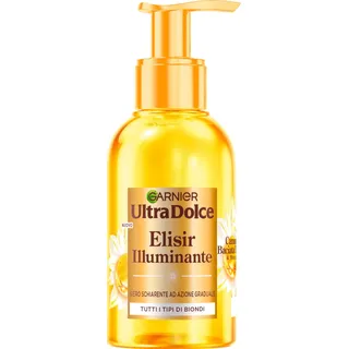 Garnier Aufhellungs-Glanzserum, Für Blondes Haar, Noch Blonderes Haar in Nur 3 Anwendungen, Sofortige Leuchtkraft und Intensive Pflege, Mit Kamille und Blütenhonig, Ultra Sanft, 120 ml