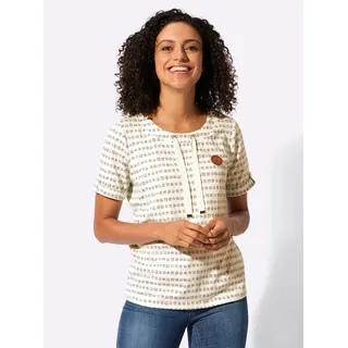 Casual Looks WITT WEIDEN Print-Shirt in beige-ecru-bedruckt | Gr.: 42