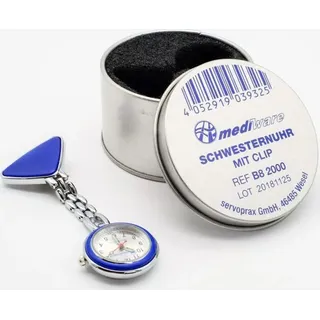 Servoprax Schwesternuhr mit Clip und Kette | Stück (1 Stück)