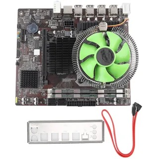 Yctze X58 Desktop-PC-Motherboard-Set mit X5650-CPU und 8G-Speicher, Hauptplatinen-Bundle, Micro-ATX-Zhiqiang-Serie, Quad-Core-Six-Core-Set-Kit für, Kompatibel mit DDR3 und ITX