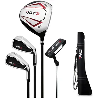 Herren Golfset,Komplettes Einsteiger Golfset,4 Golfschläger mit Cartbag,Graphitschaft,Rechtshand