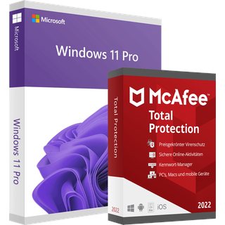Windows 11 Pro & McAfee Total Protection | Jetzt kaufen bei Best-software