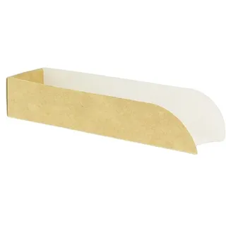 MONOUSO - Hot-Dog Schachtel Kraft 17x5x3,5cm (100 Stück)